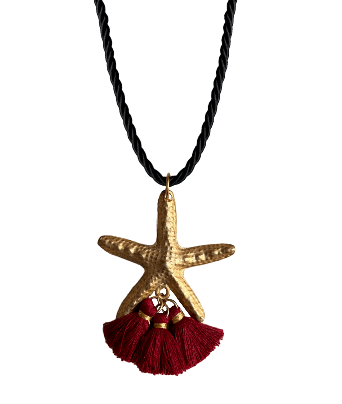 STAR OF APHRODITE WITH TASSELS NECKLACE